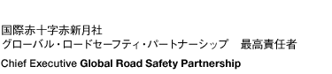 国際赤十字赤新月社 グローバル・ロードセーフティ・パートナーシップ　最高責任者